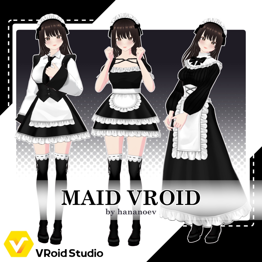 [VRoid] Maid Outfit