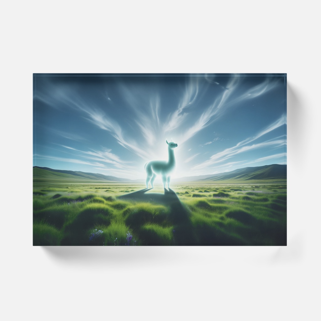 幻想的なアルパカ