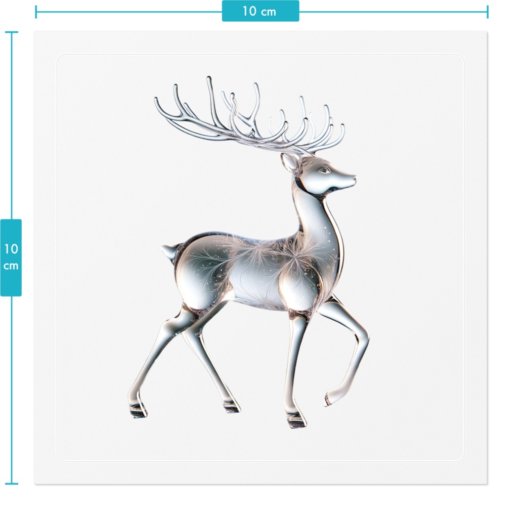 トナカイステッカー