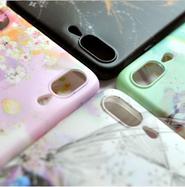 iphoneケース・ホワイトネコ(7/8/7p/8p/SE/X/XS)