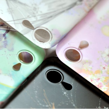 iphoneケース・ホワイトネコ(7/8/7p/8p/SE/X/XS)