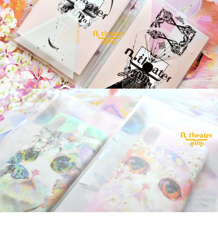 iphoneケース・ホワイトネコ(7/8/7p/8p/SE/X/XS)