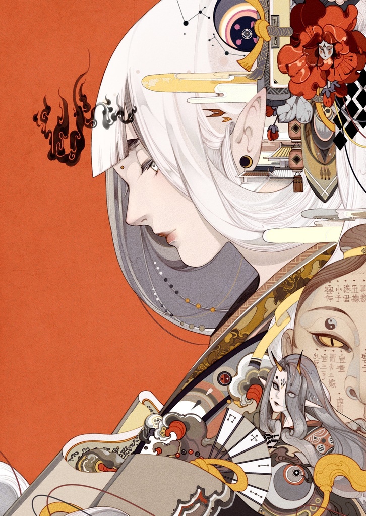 現品{妖魔君}商業画集「百妖笈」