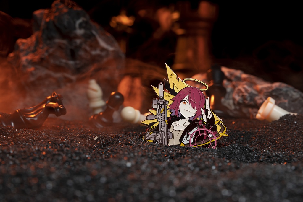 現品{KE}同人グッズ●アークナイツ『〜終焉ノ時〜ピンバッチ』(全9種)