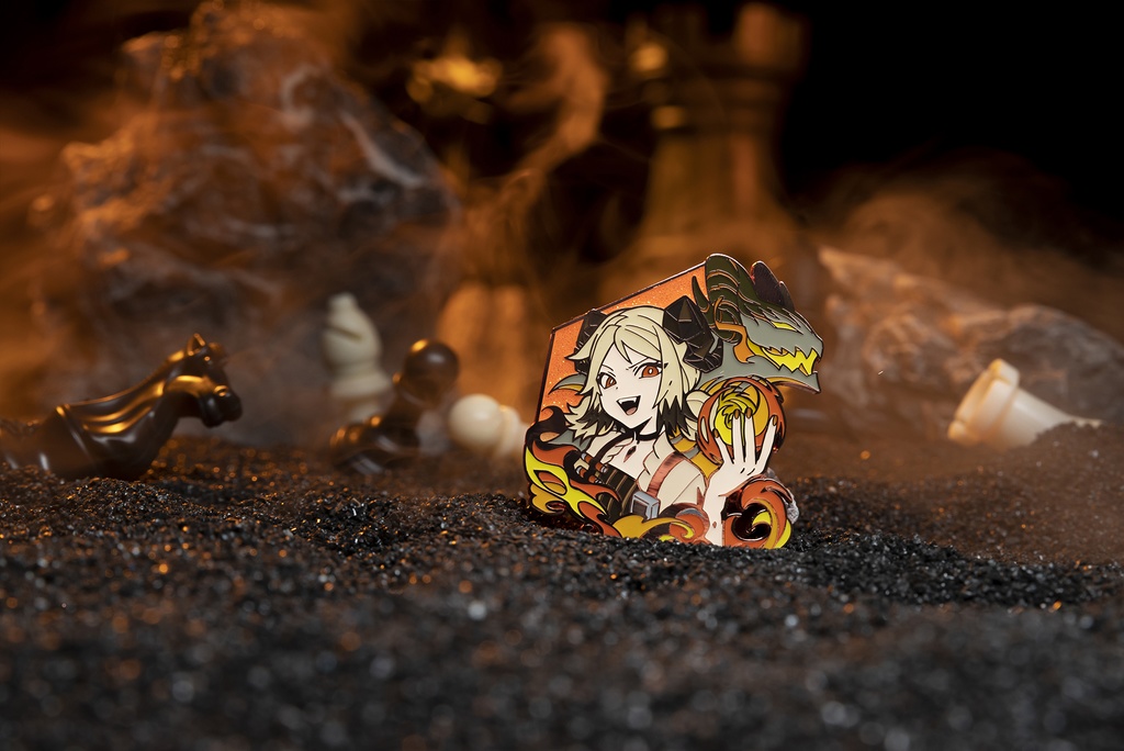 現品{KE}同人グッズ●アークナイツ『〜終焉ノ時〜ピンバッチ』(全9種)