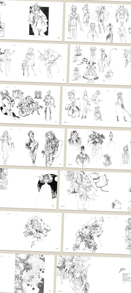 【現品販売】千風画集『紙上千風』