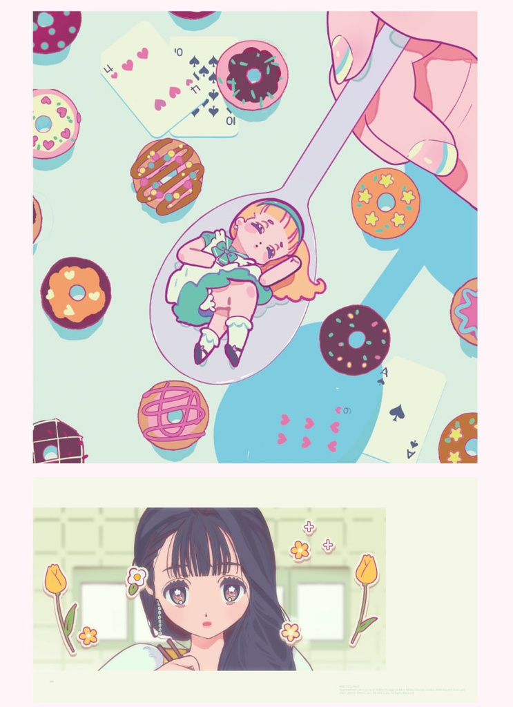 現品{VIVINOS}イラスト集『candy hearts』