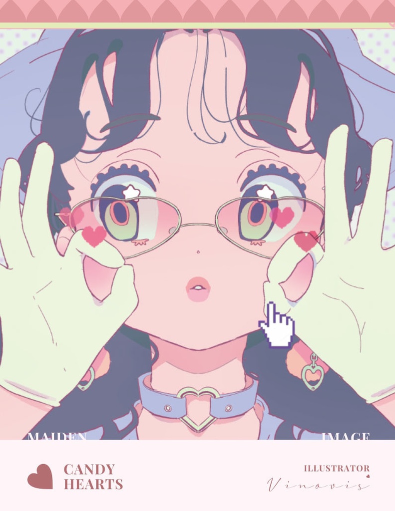 現品{VIVINOS}イラスト集『candy hearts』