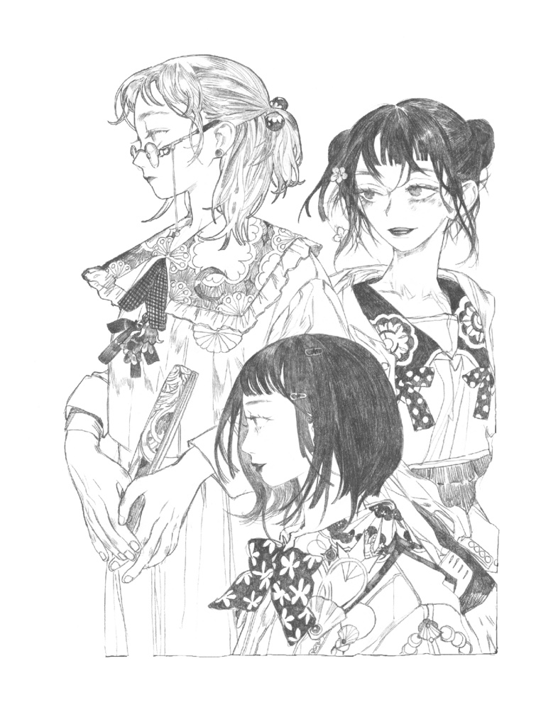 【現品販売】程御迦画集『草木瑠璃 』