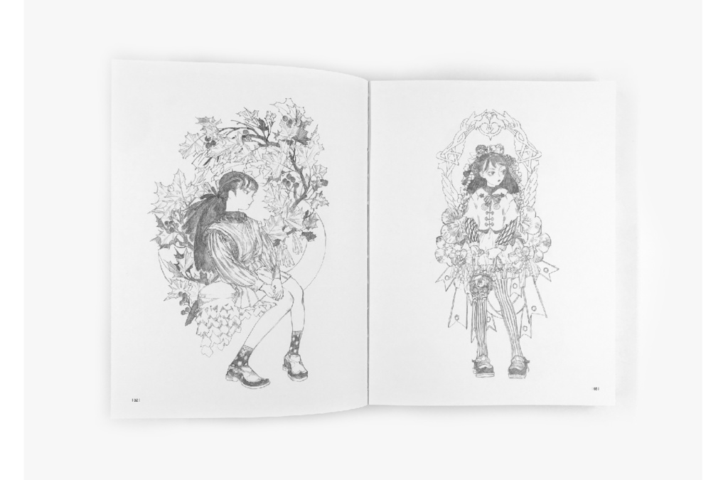 【現品販売】程御迦画集『草木瑠璃 』