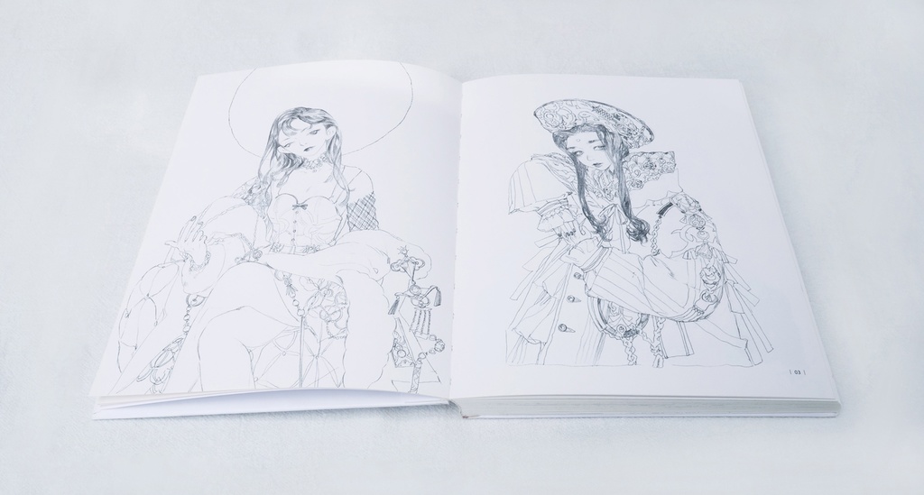 【現品販売】程御迦画集『廂庭記叙』