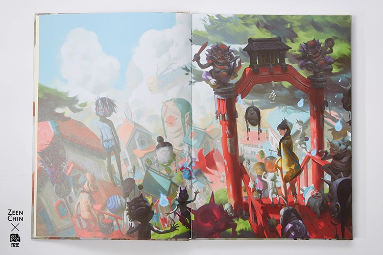 【現品販売】zeenchin画集『返童』