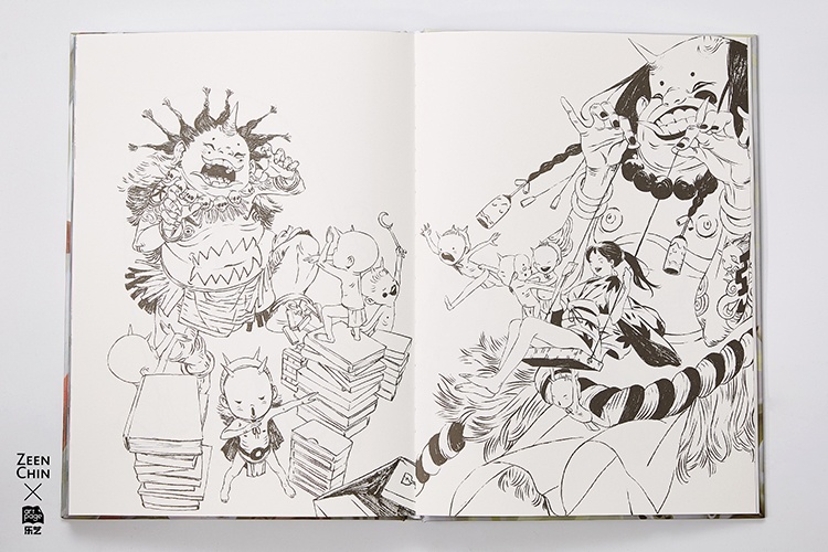 【現品販売】zeenchin画集『返童』