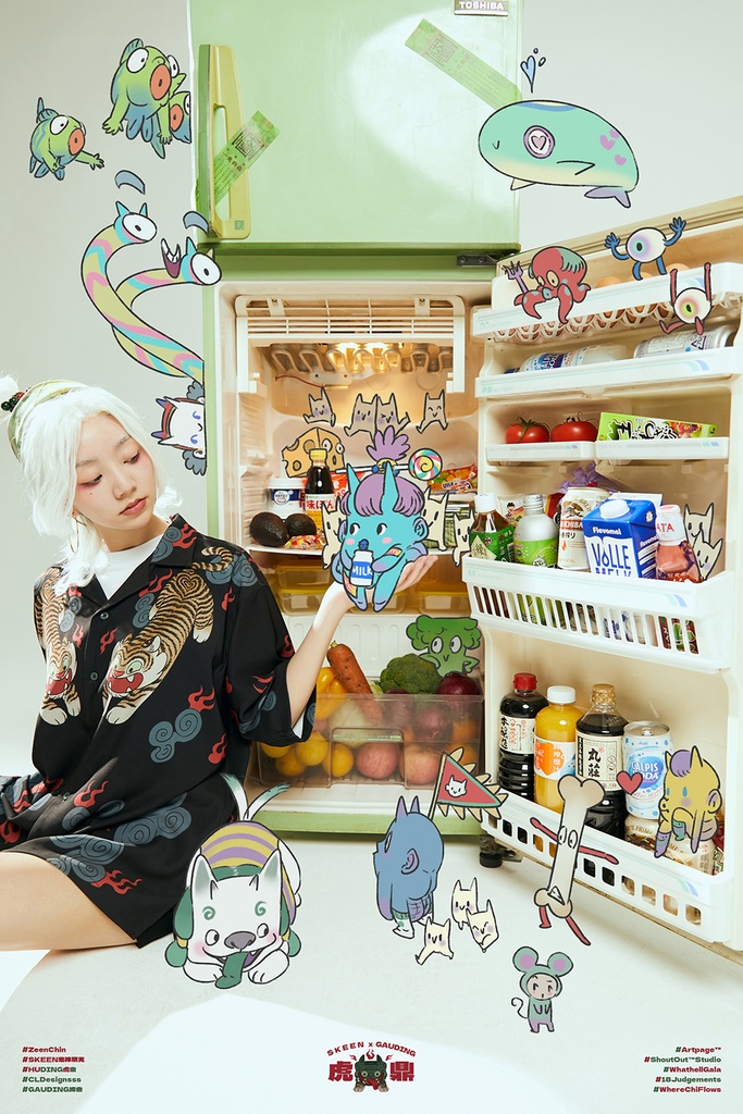 【虎鼎】ZEENxCLコラボシャツ・東南アジア風