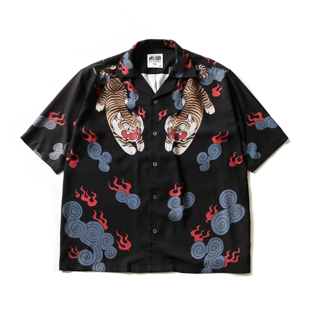 【虎鼎】ZEENxCLコラボシャツ・東南アジア風