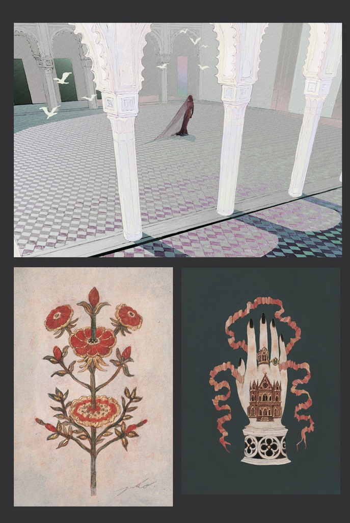 【現品限り】【yuko】商業画集「深黒之灯」