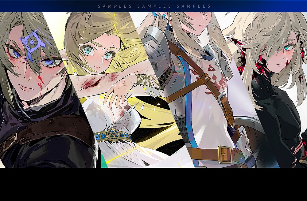 現品入荷【kan】ゼルダの伝説同人イラスト集「テンペスト」+アクリルキーホルダー