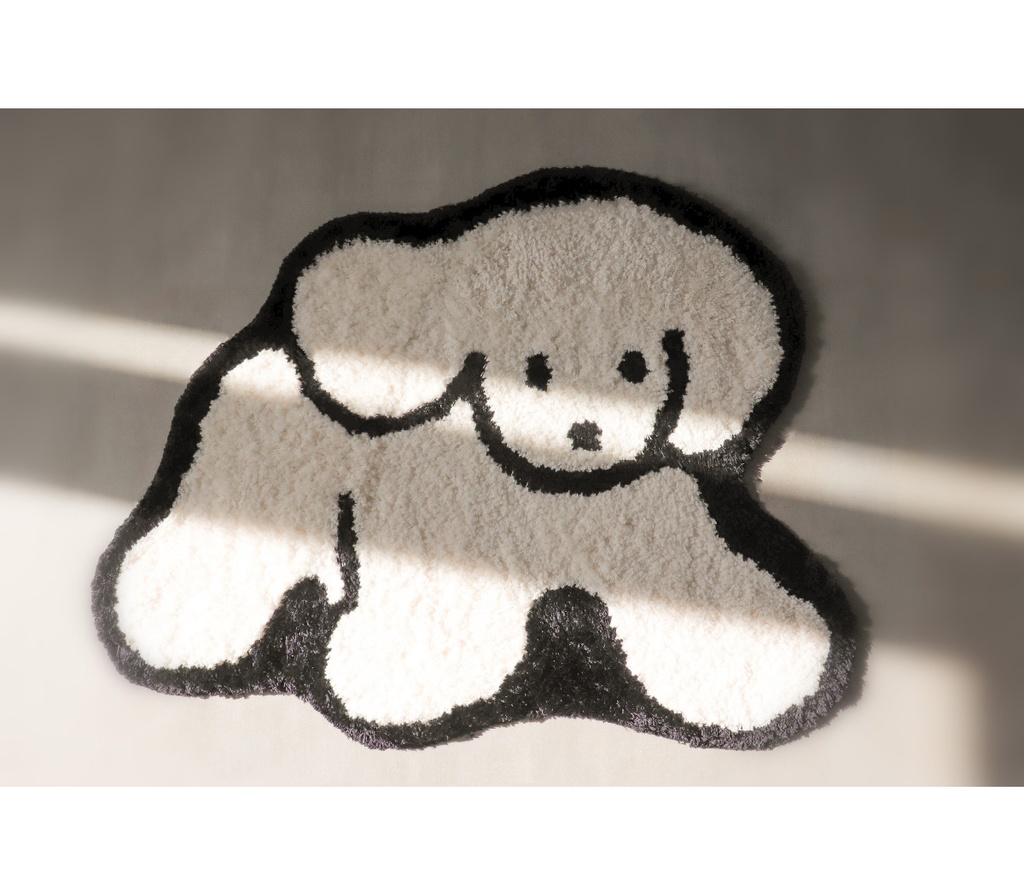 現品入荷【てらおかなつみ】「心の犬」シリーズ・ラグ