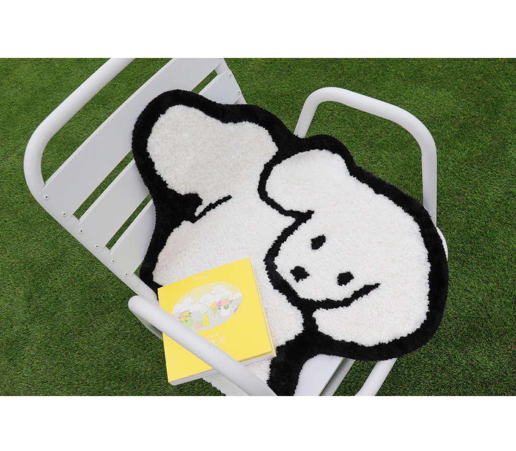 現品入荷【てらおかなつみ】「心の犬」シリーズ・ラグ