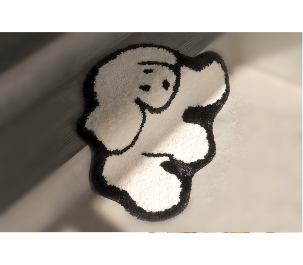 現品入荷【てらおかなつみ】「心の犬」シリーズ・ラグ