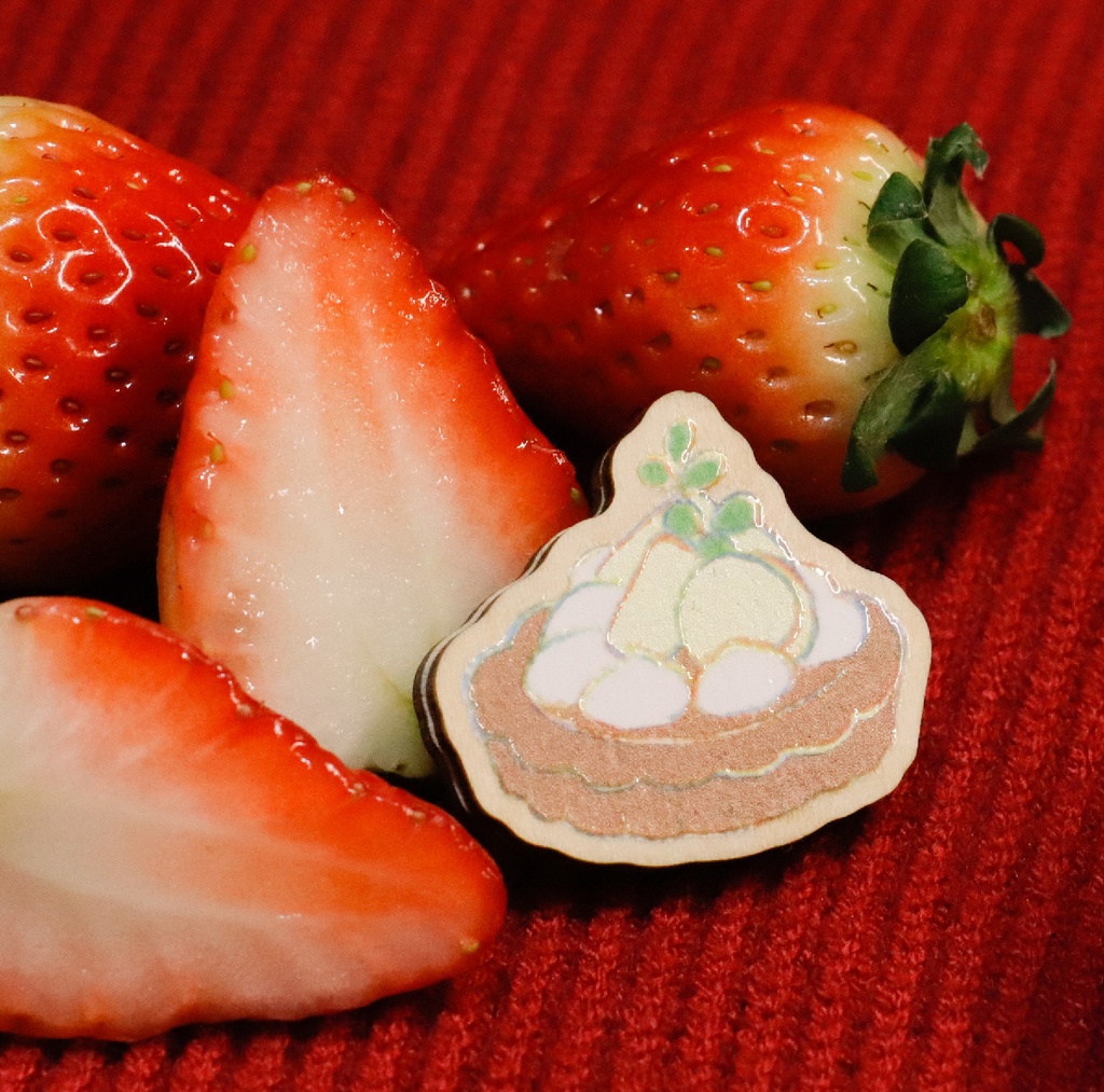 {てらおかなつみ}『心の犬』木マグネット4点入りSET