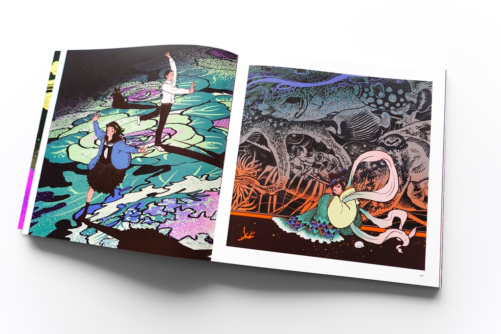 2024現品入荷{トミイマサコ}商業画集「虹間色」