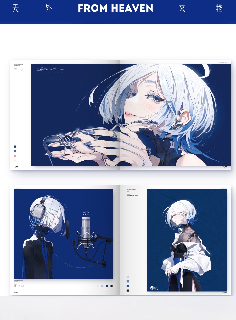 現品{屉子巴德TZBARD}イラスト集「天外来物 FROM HEAVEN」