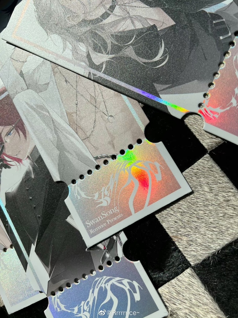 現品{Rrrrrrice}SWAN SONG【LIVE風同人イラスト集set】