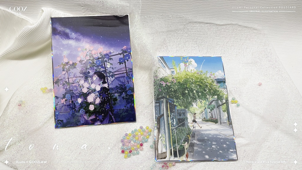 一部現品{illumi}イラスト色紙