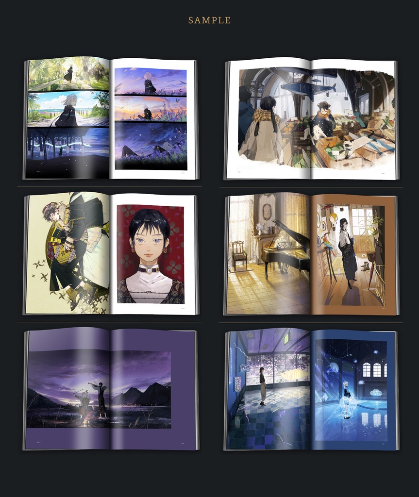 【現品入荷!】illumi商業画集「昼与夜」*豪華な特典付き!