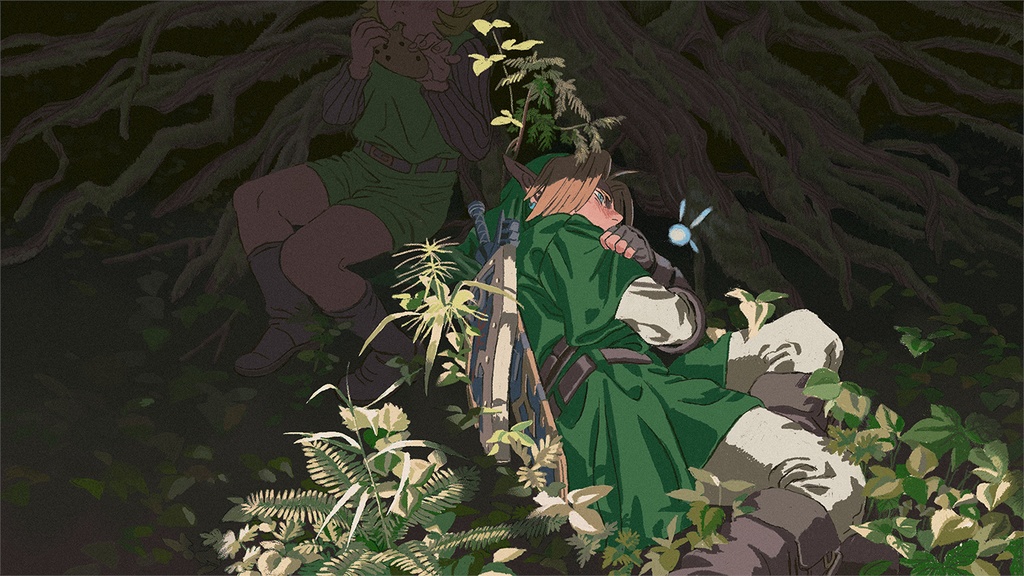 2月入荷分予約再開 {浮遊}ゼルダの伝説・同人イラスト集「暖鋒」