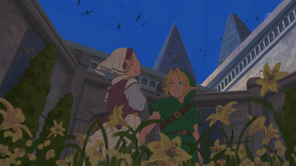 2月入荷分予約再開 {浮遊}ゼルダの伝説・同人イラスト集「暖鋒」