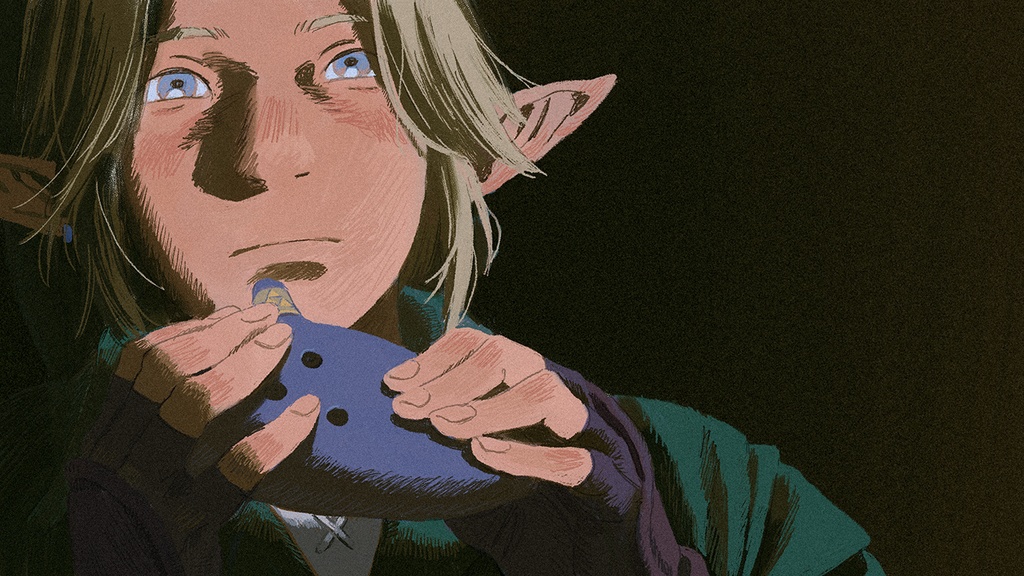 2月入荷分予約再開 {浮遊}ゼルダの伝説・同人イラスト集「暖鋒」