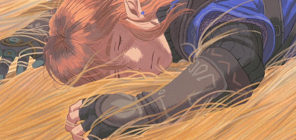 2月入荷分予約再開 {浮遊}ゼルダの伝説・同人イラスト集「暖鋒」