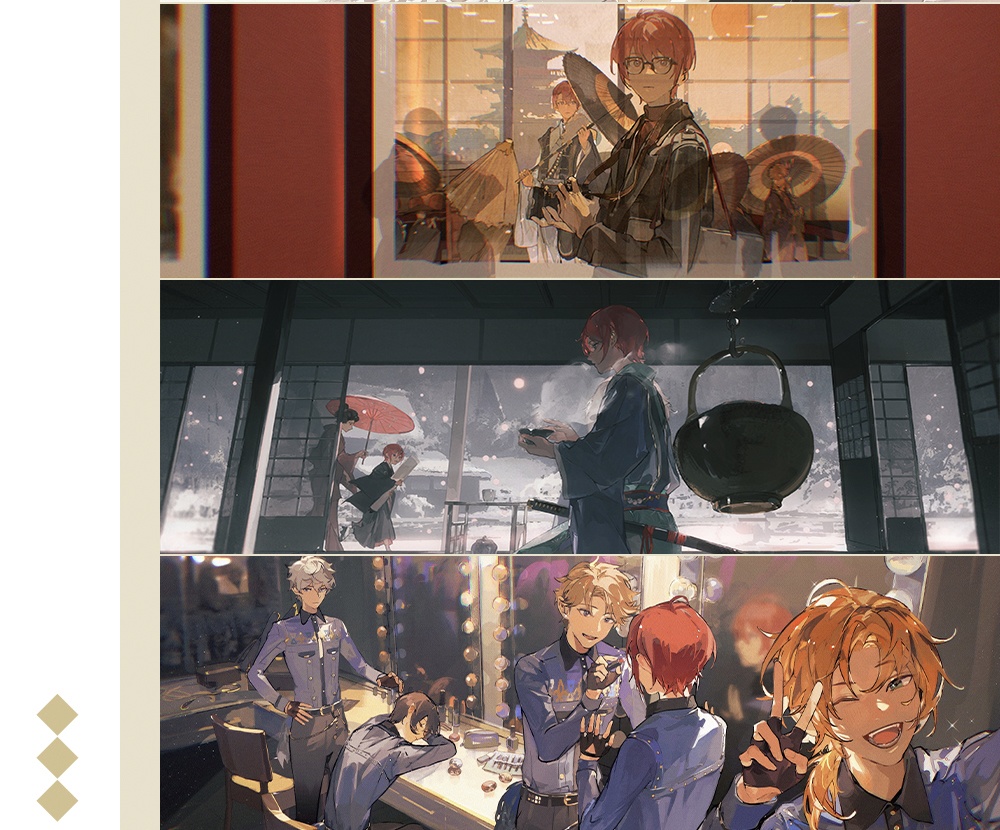 現品{熟了的鱼}あんスタ朱桜司中心・同人イラスト集『桜のように』