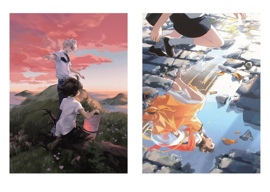 現品入荷{夫作}商業画集「山海与相逢」+グッズ