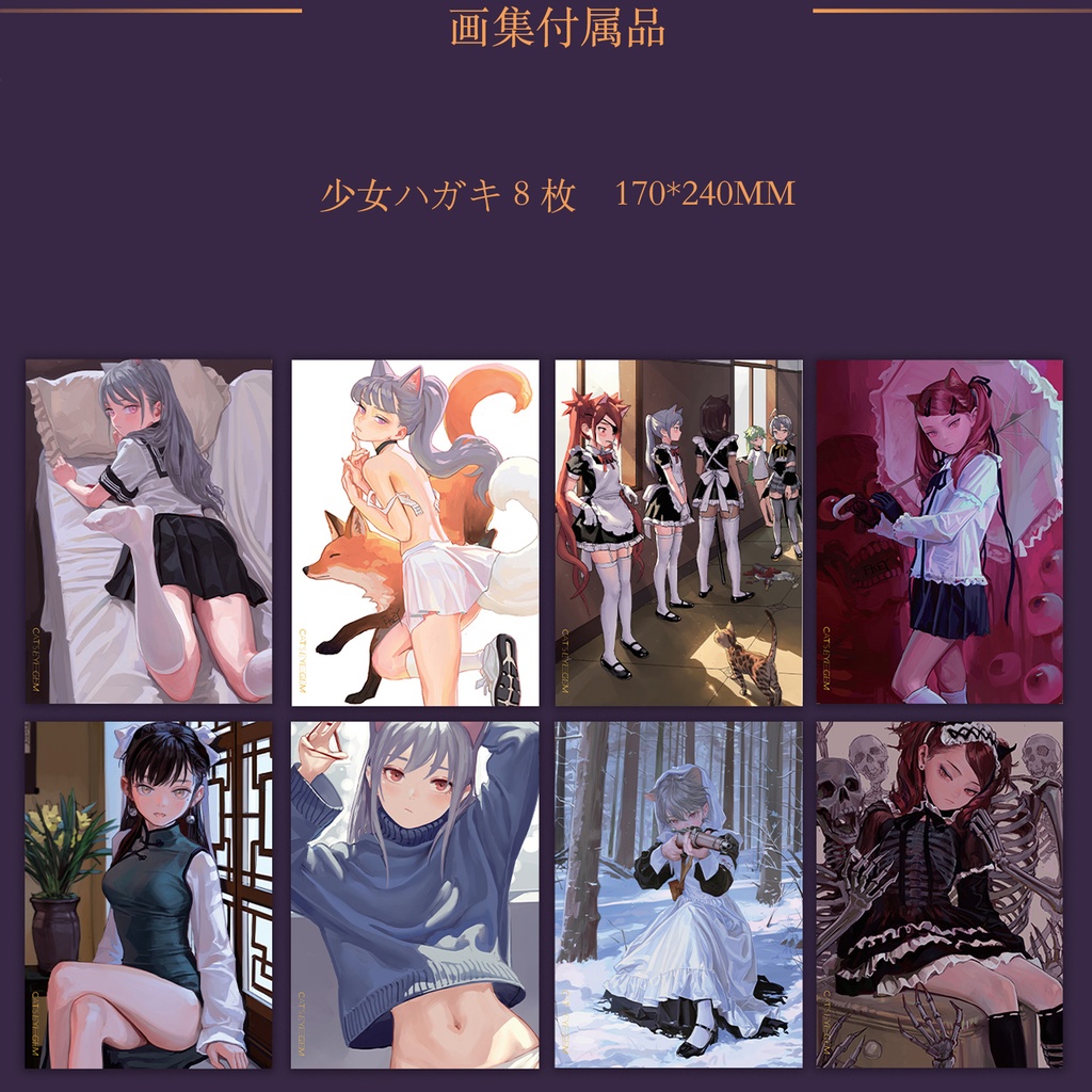 現品{FKEY}商業画集『猫眼石』