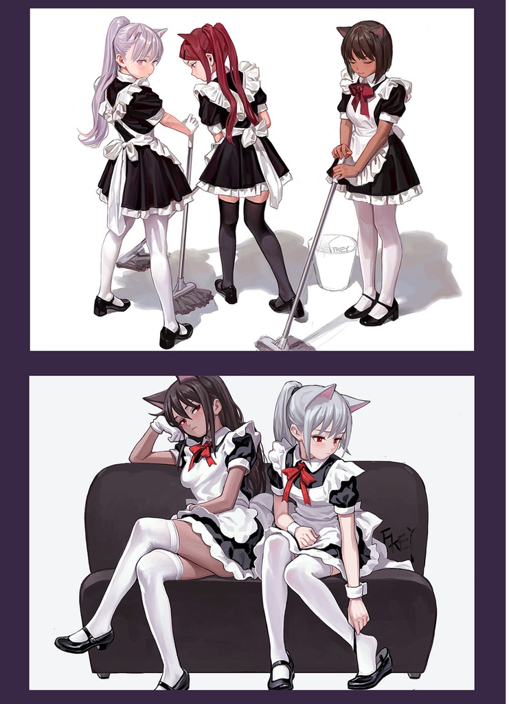 現品{FKEY}商業画集『猫眼石』