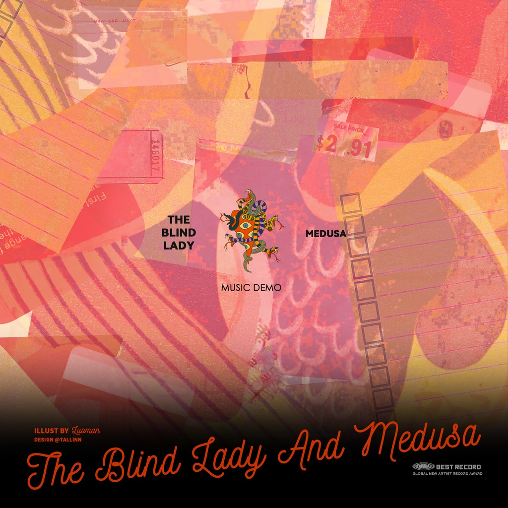 現品{奇異熊吉}『THE BLIND LADY AND MEDUSA(盲女とメヂューサ)』画集+グッズ