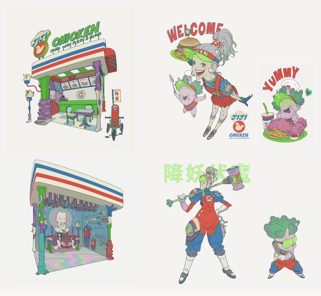 SKEEN 鬼神パンク|ZEENCHIN最新画集(予約特典)