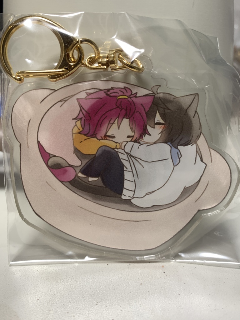 ねこ鍋アクリルキーホルダー