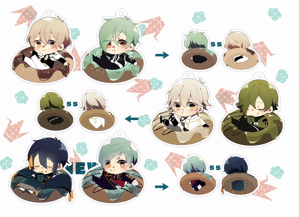 ドーナツ🍩アクリルキーホルダー