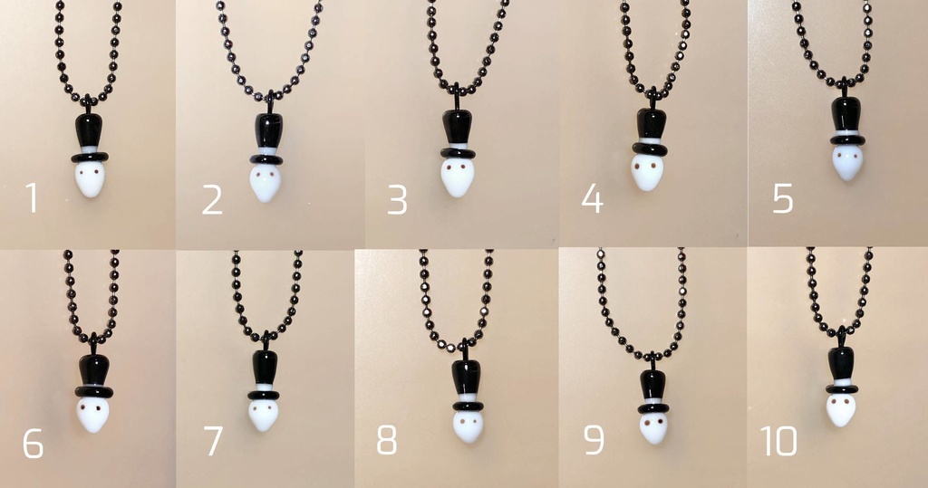 ガラス細工リッパーのキーホルダー