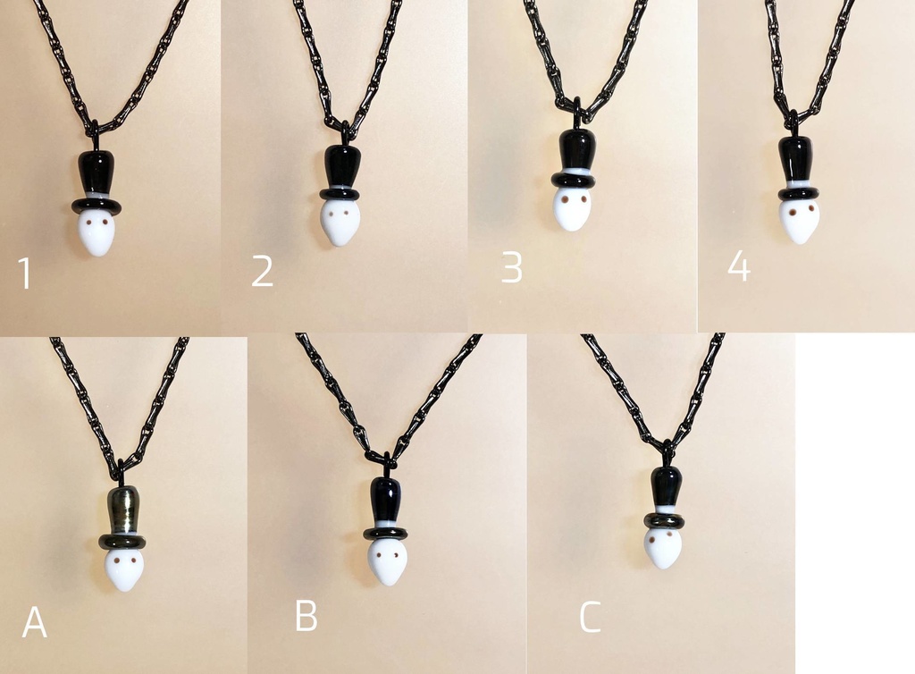 ガラス細工リッパーのネックレス