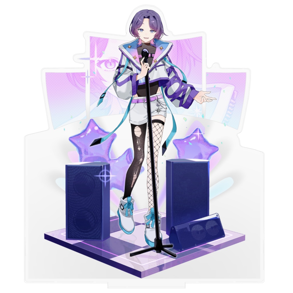 ネオン衣装キービジュアルアクリルスタンド