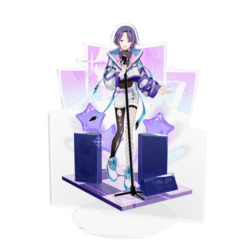 ネオン衣装キービジュアルアクリルスタンド