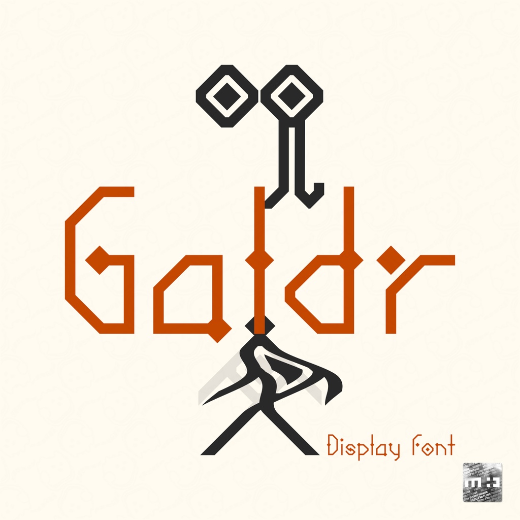 呪文 フォント (Galdr)