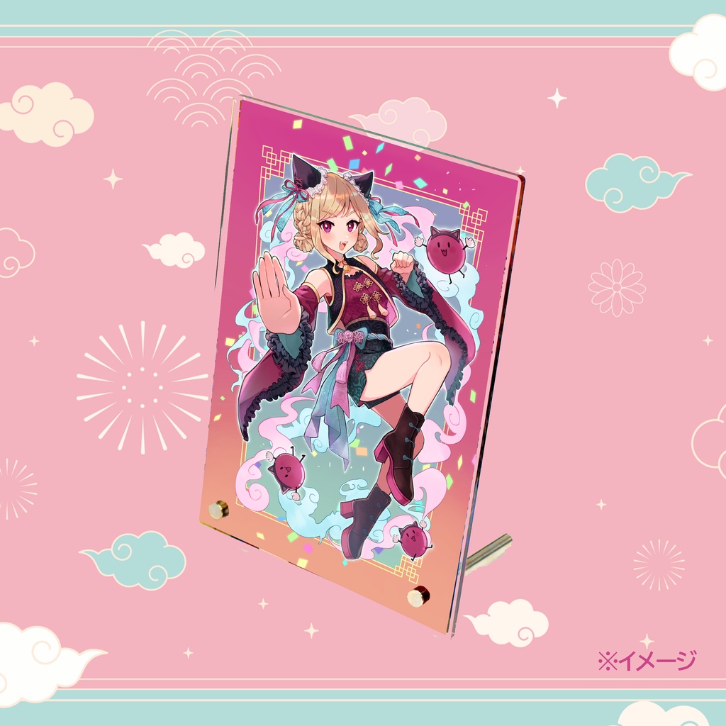 【シャーチャ2026生誕グッズ】アクリルフォトパネル～はっちゃけチャイナver.～