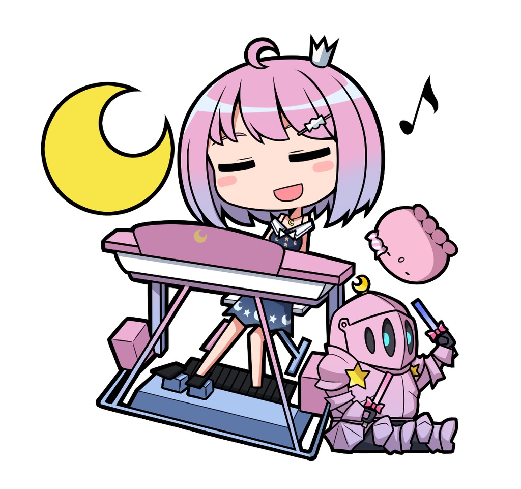 姫森ルーナアクリルキーホルダー