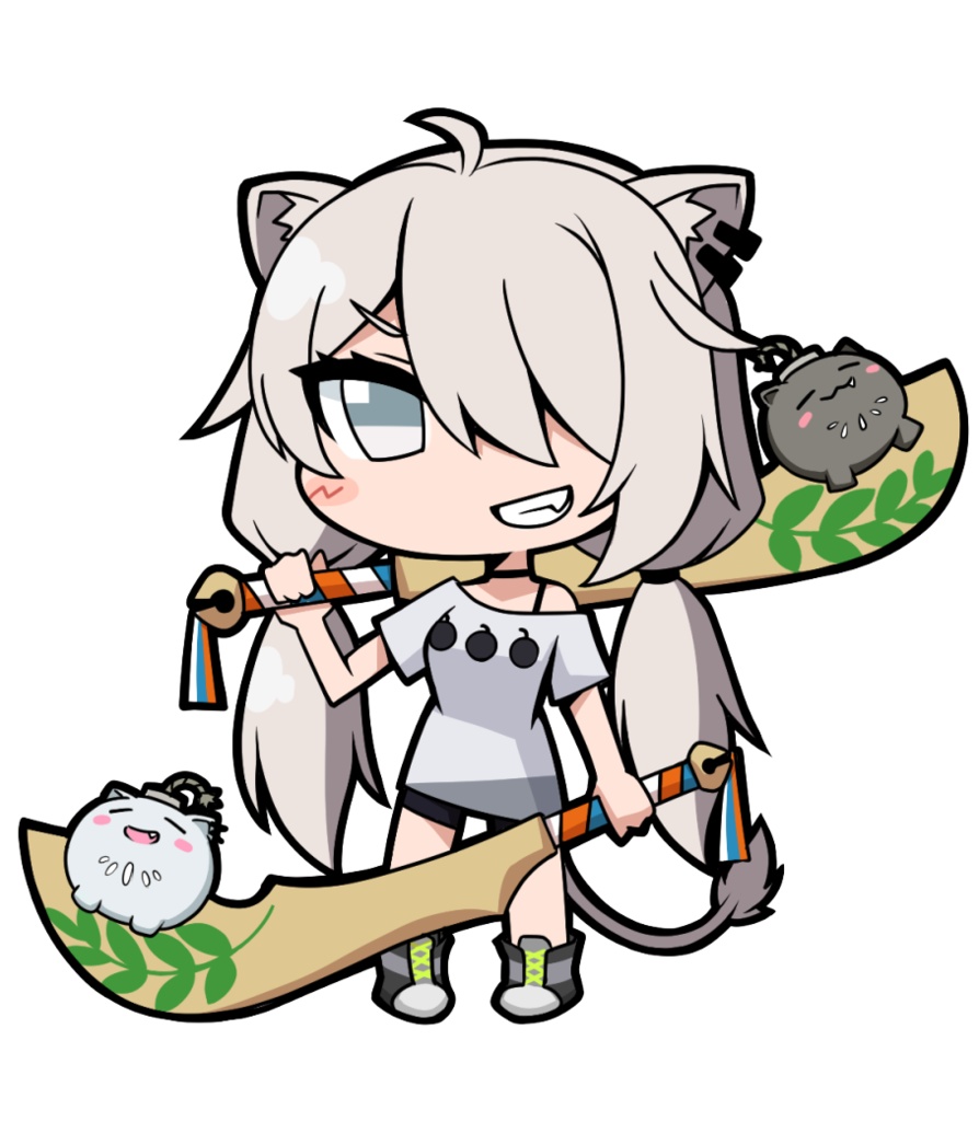 獅白ぼたん　スト6アクリルキーホルダー